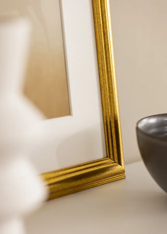 Ram Västkusten Akrylglas Guld 12x12 inches (30,48x30,48 cm)