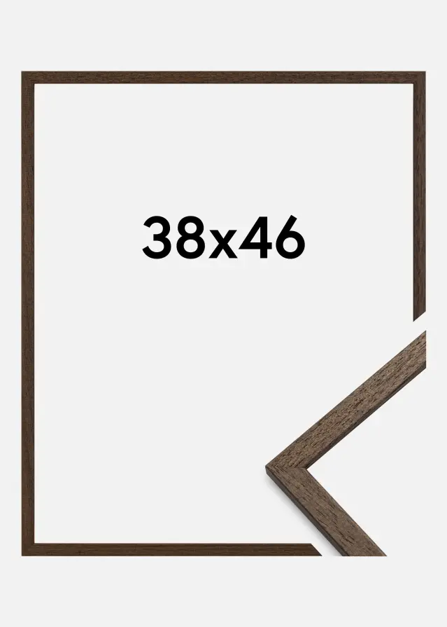 Ram Edsbyn Akrylglas Valnöt 38x46 cm