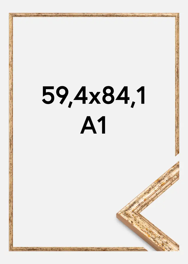 Ram Claudia Akrylglas Silver 59,4x84,1 cm (A1)