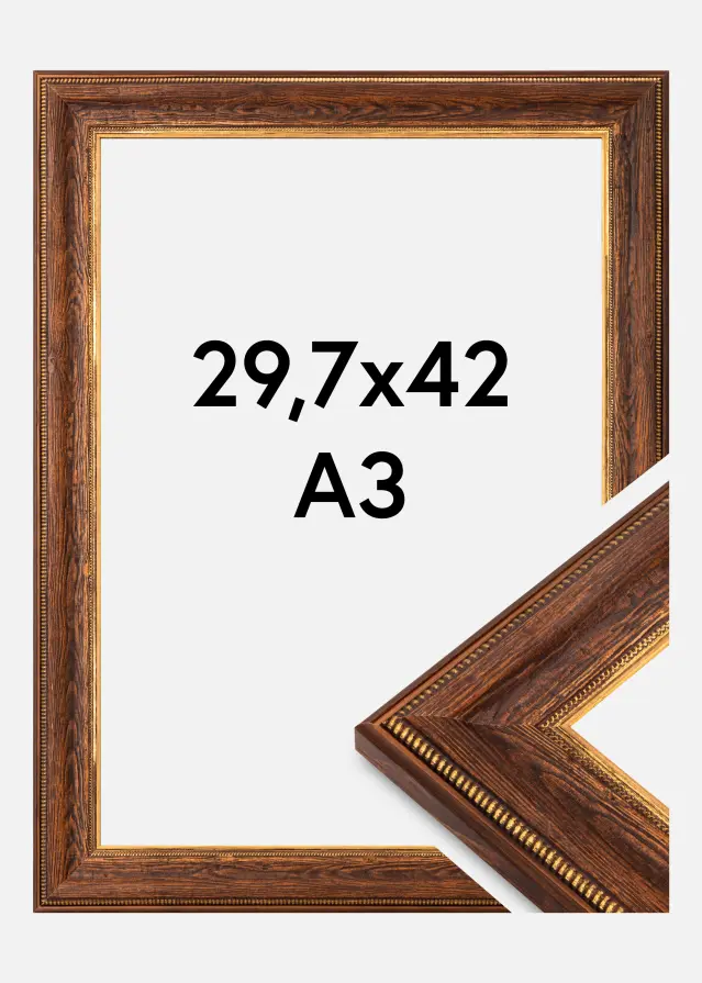 Ram Fabriano Akrylglas Brun 29,7x42 cm (A3)
