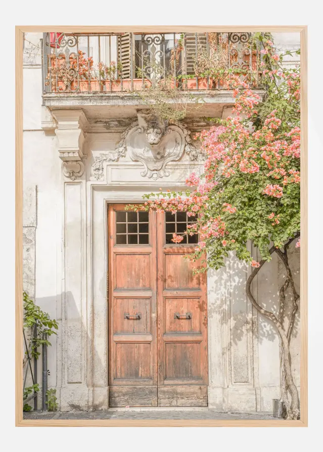 Floral Entry Poster
