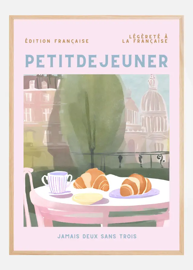 Petit Dejeuner Poster