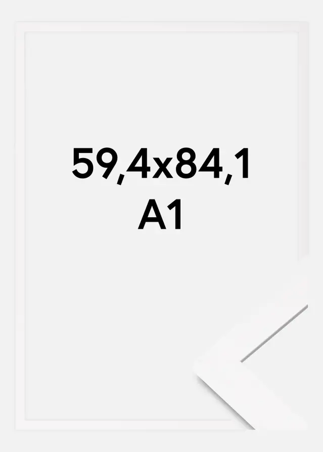Ram BGA Classic Akrylglas Vit 59,4x84,1 cm (A1)