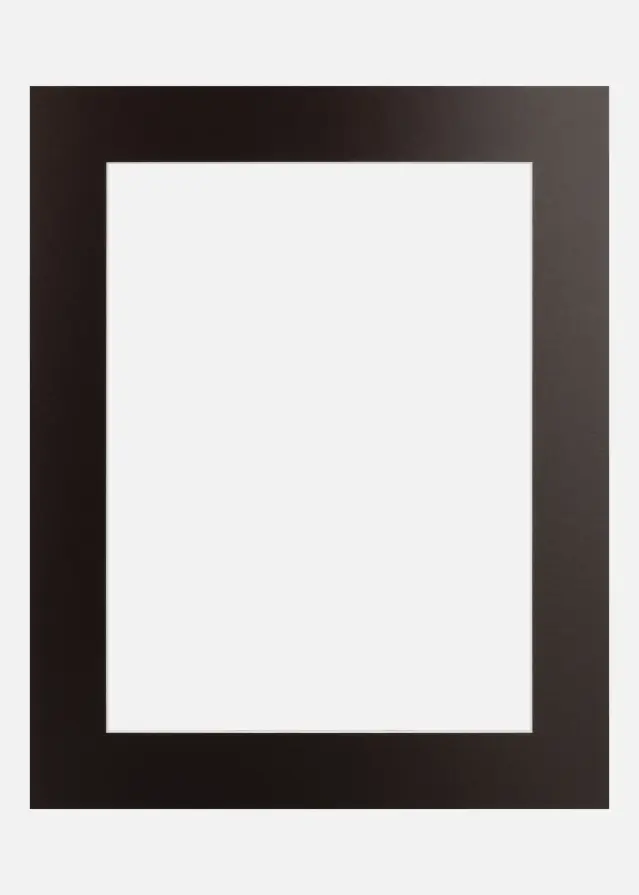 Passepartout Oil-Rubbed Bronze Metal (Vit kärna) 40x40 cm (29x29)