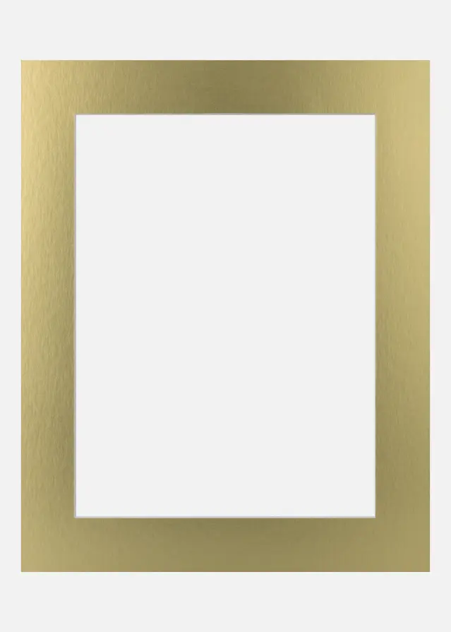 Passepartout Sun Metal (Vit kärna) 24x30 cm (17x23)