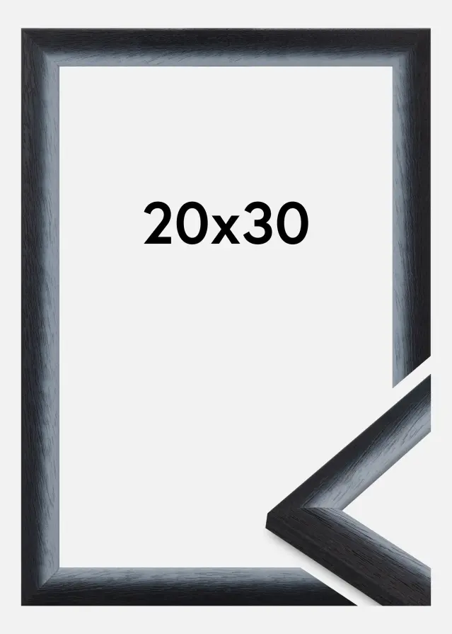 Ram Cornwall Akrylglas Svart 20x30 cm