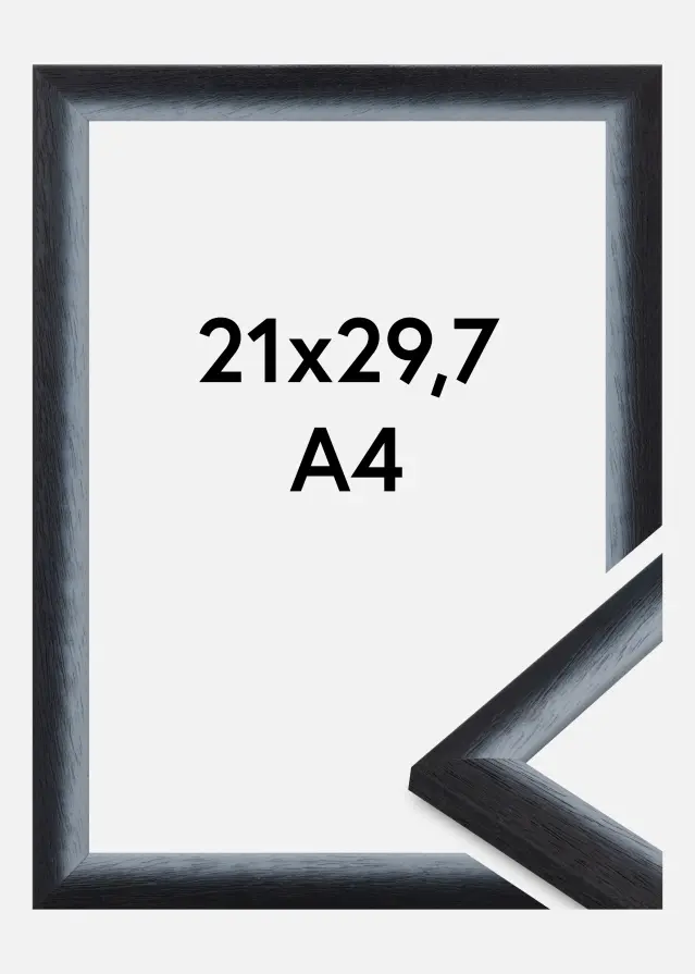 Ram Cornwall Akrylglas Svart 21x29,7 cm (A4)