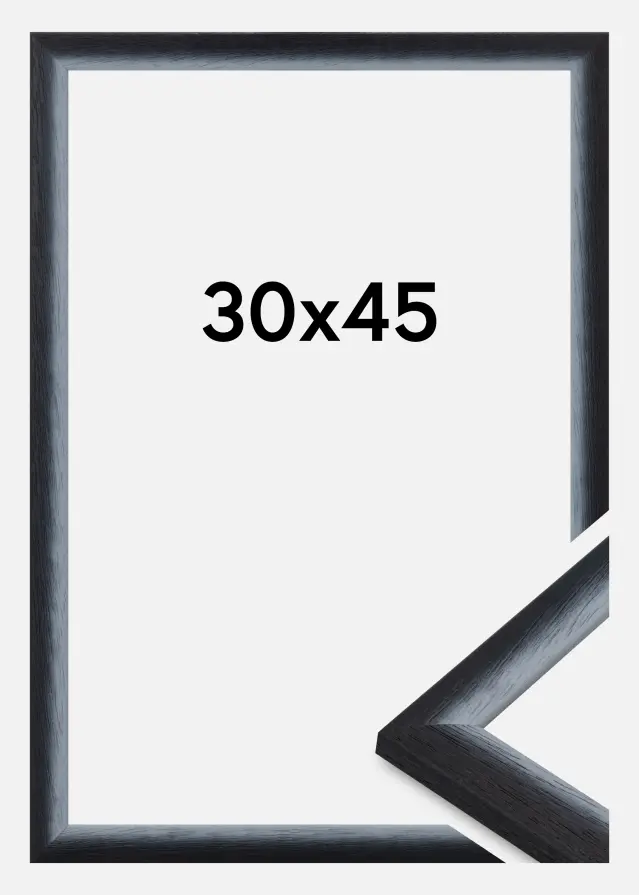 Ram Cornwall Akrylglas Svart 30x45 cm