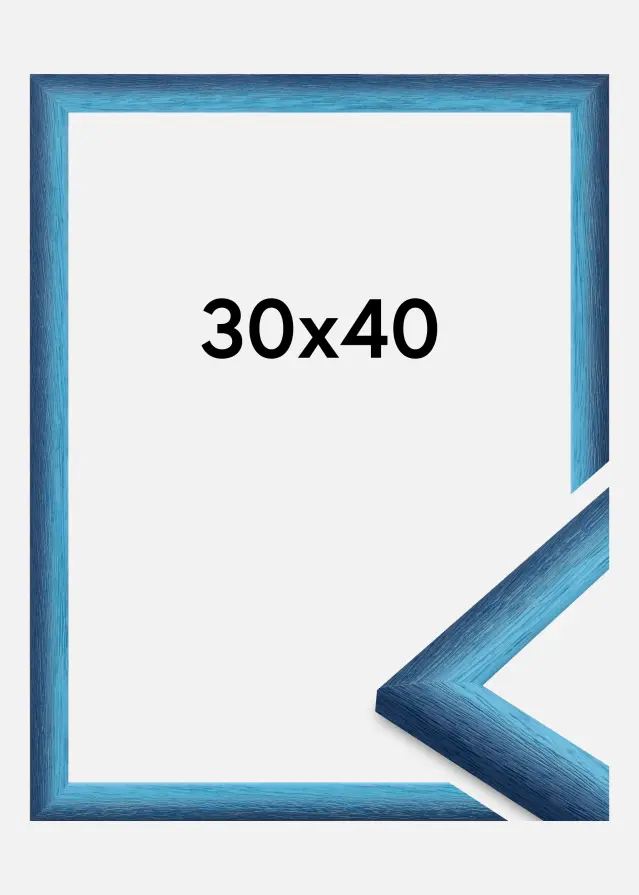 Ram Cornwall Akrylglas Mörkblå 30x40 cm