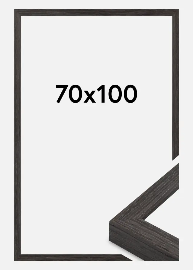 Ram Cotswold Akrylglas Grå 70x100 cm