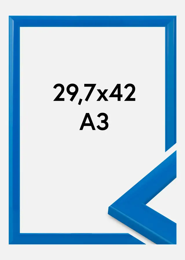 Ram Dorset Akrylglas Blå 29,7x42 cm (A3)