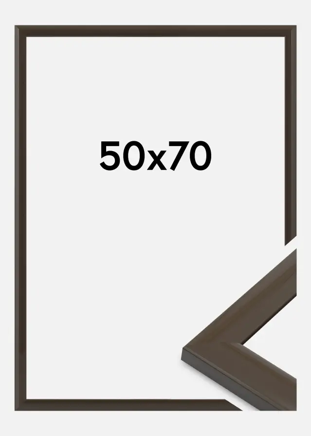 Ram Dorset Akrylglas Mörkgrå 50x70 cm