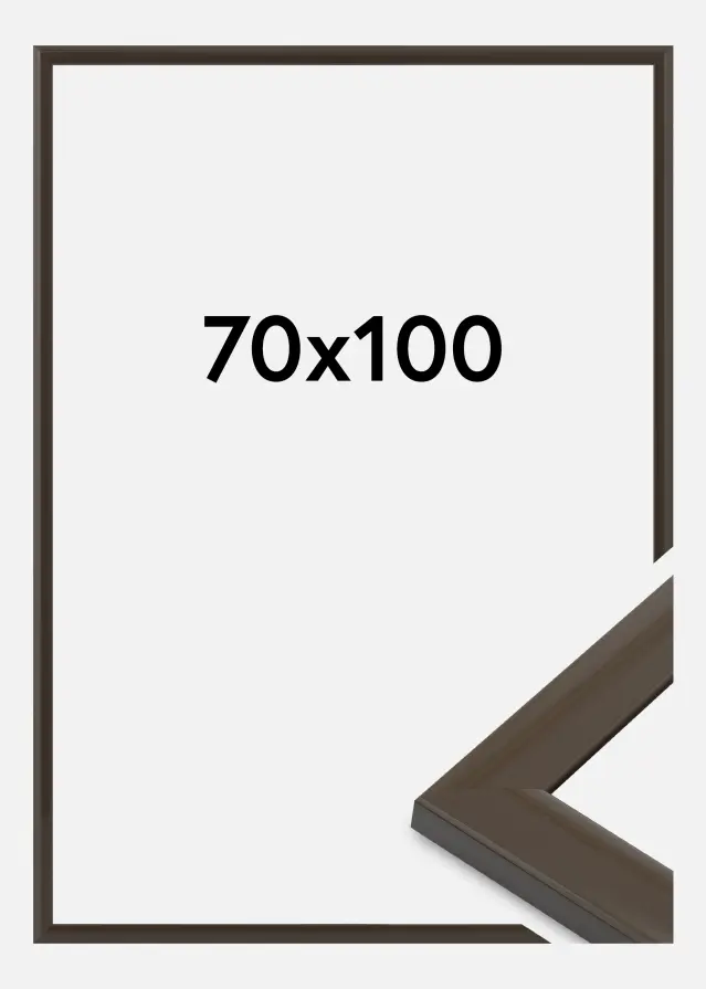 Ram Dorset Akrylglas Mörkgrå 70x100 cm