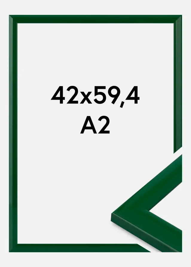 Ram Dorset Akrylglas Grön 42x59,4 cm (A2)