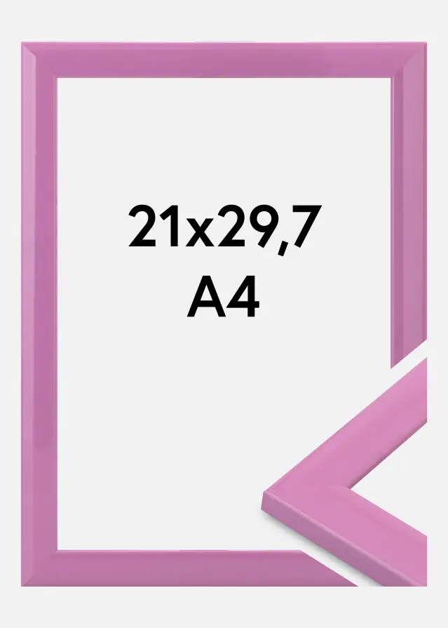 Ram Dorset Akrylglas Rosa 21x29,7 cm (A4)