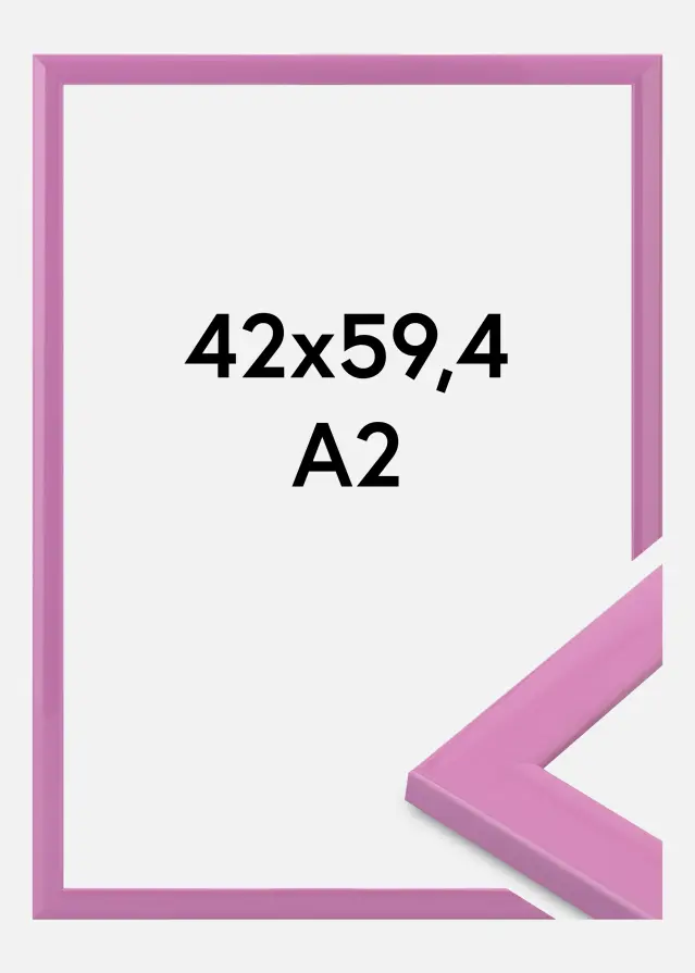 Ram Dorset Akrylglas Rosa 42x59,4 cm (A2)