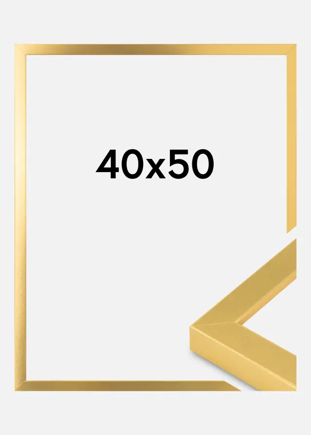 Tavelram Guld Bred 40 x 50 cm