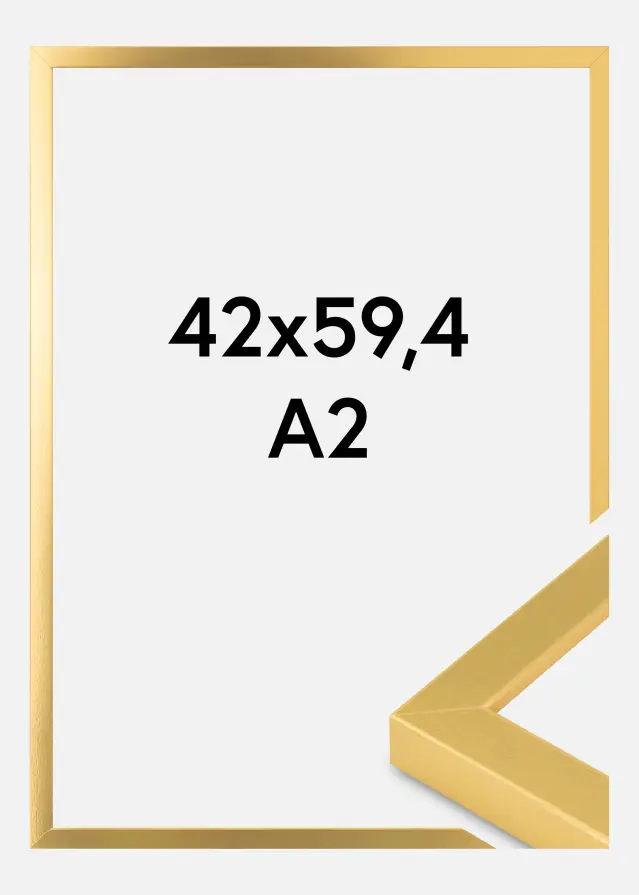 Tavelram Guld Bred 42 x 59 cm (A2)