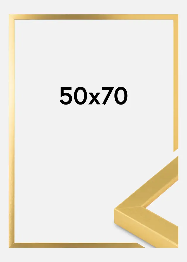 Tavelram Guld Bred 50 x 70 cm