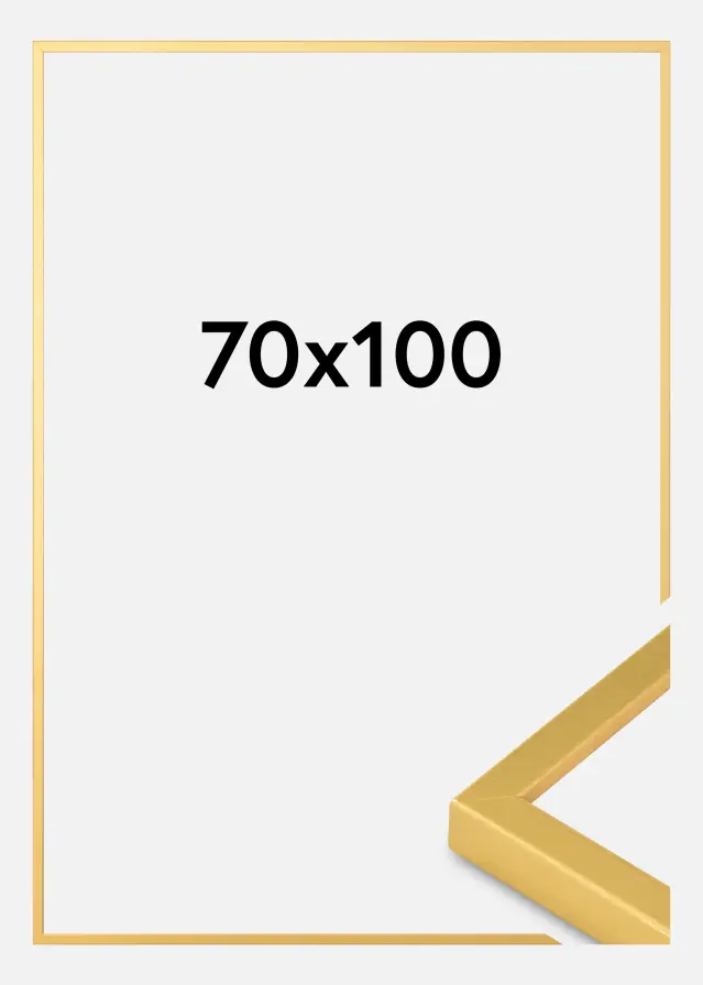 Tavelram Guld Smal 70 x 100 cm