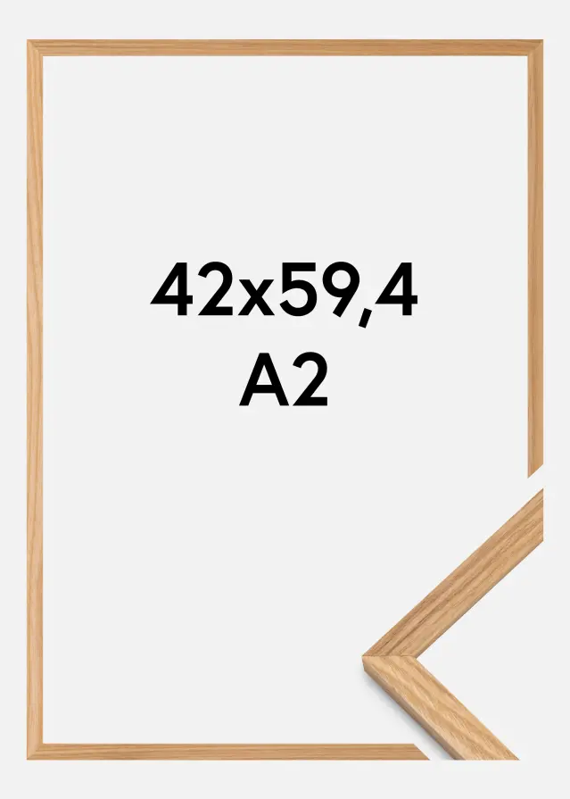 Ram Massiv Ek Akrylglas 42x59,4 (A2)