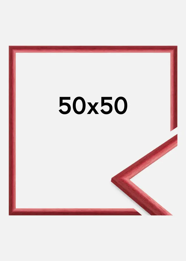 Ram Cornwall Akrylglas Mörkröd 50x50 cm