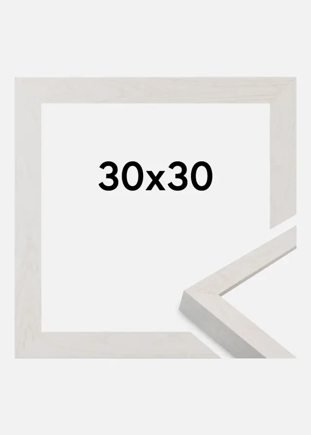 Ram Wells Akrylglas Vit 30x30 cm