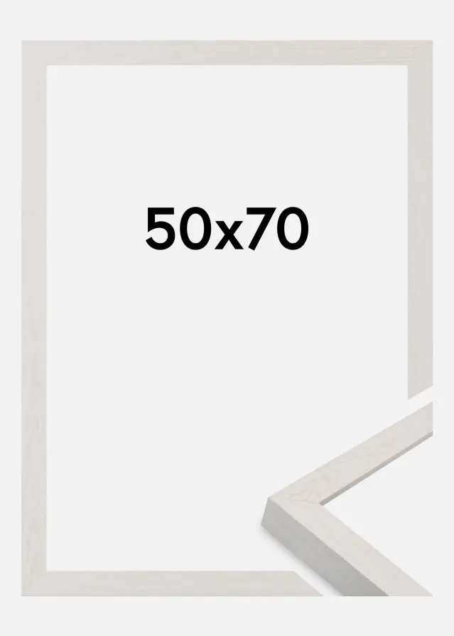 Ram Wells Akrylglas Vit 50x70 cm