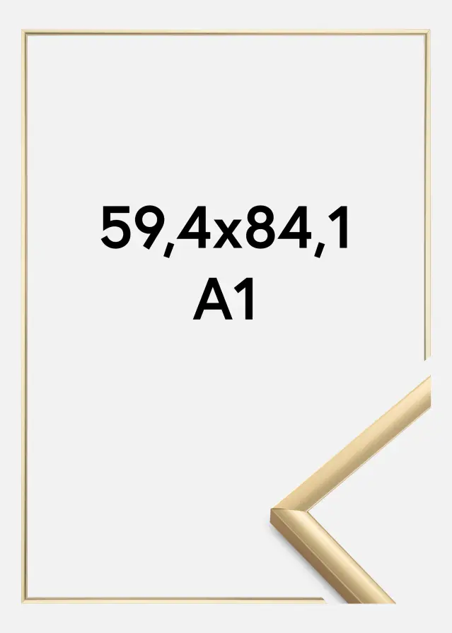 Ram New Lifestyle Akrylglas Guld 59,4x84,1 cm (A1)