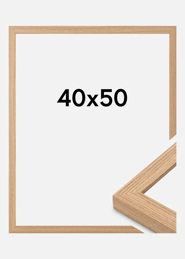 Tavelram Ek Bred 40 x 50 cm