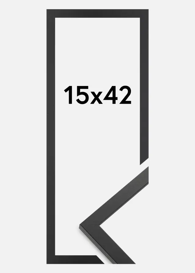 Ram Trendy Akrylglas Svart 15x42 cm