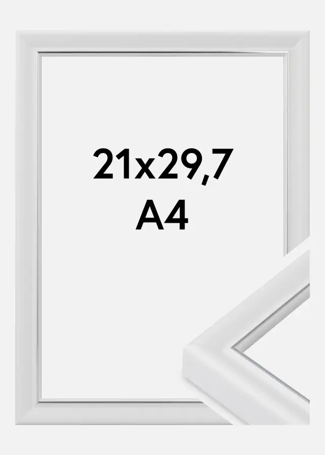 Ram Canterbury Akrylglas Vit 21x29,7 cm (A4)