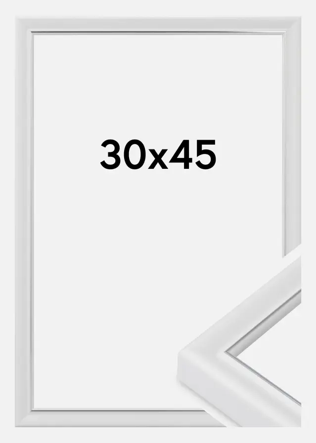 Ram Canterbury Akrylglas Vit 30x45 cm