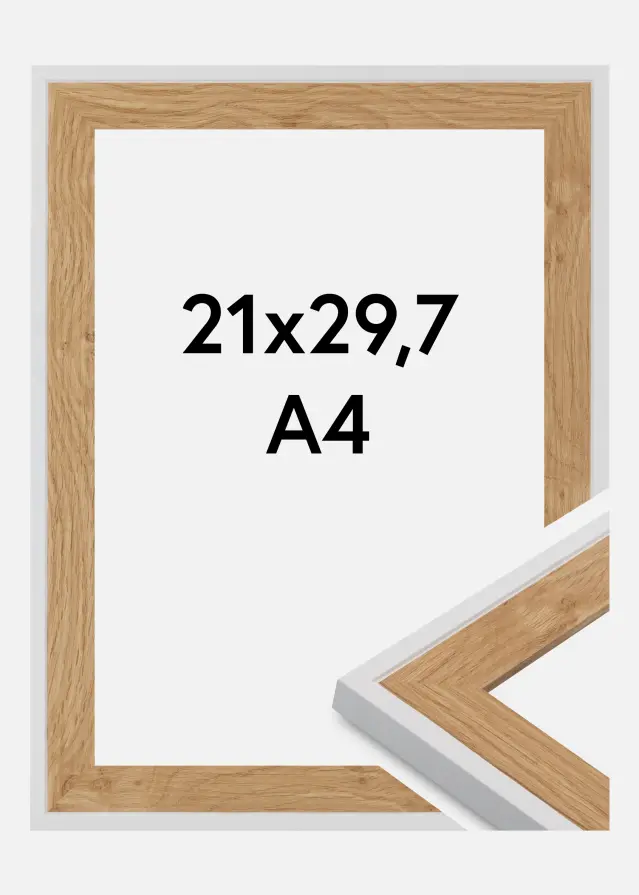 Ram Clearline Akrylglas Vit 21x29.7 cm (A4)