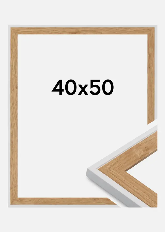 Ram Clearline Akrylglas Vit 40x50 cm