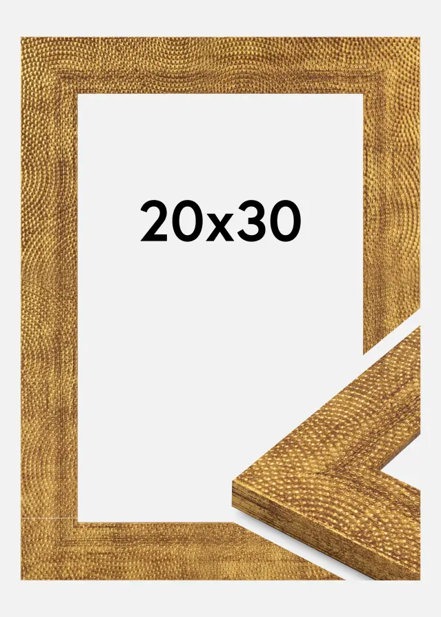 Ram Linea Akrylglas Guld 20x30 cm