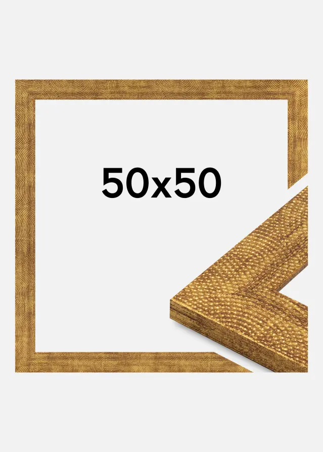 Ram Linea Akrylglas Guld 50x50 cm