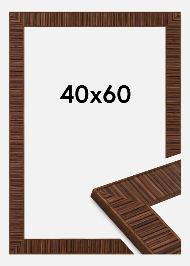 Ram Agust Akrylglas Rosewood 40x60 cm