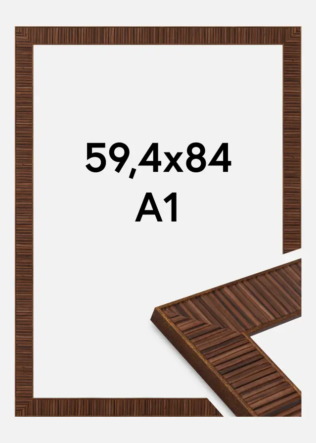 Ram Agust Akrylglas Rosewood 59.4x84 cm (A1)