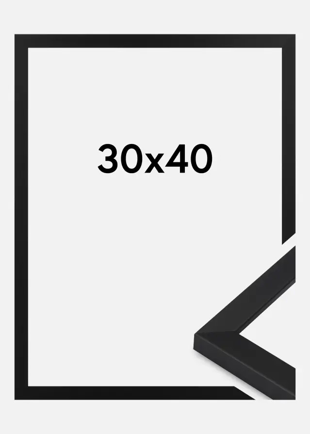 Ram Oban Akrylglas Svart 30x40 cm