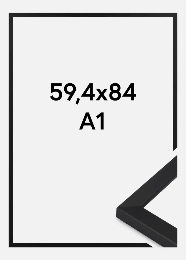 Ram Oban Akrylglas Svart 59,4x84,1 cm (A1)
