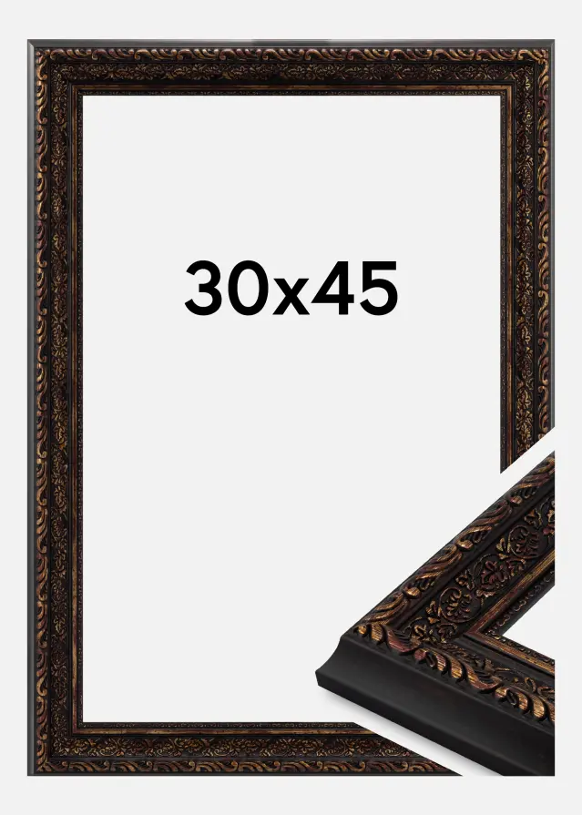 Ram Imperial Akrylglas Guld 30x45 cm