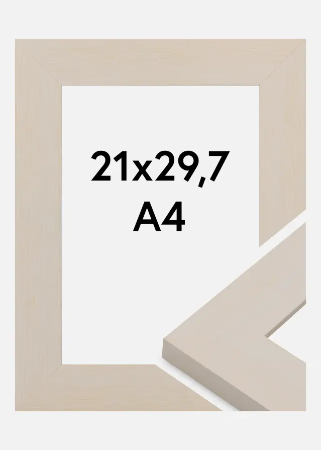 Ram Pembrokeshire Akrylglas Vit 21x29.7 cm (A4)