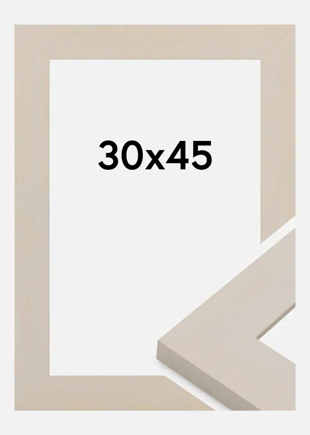 Ram Pembrokeshire Akrylglas Vit 30x45 cm