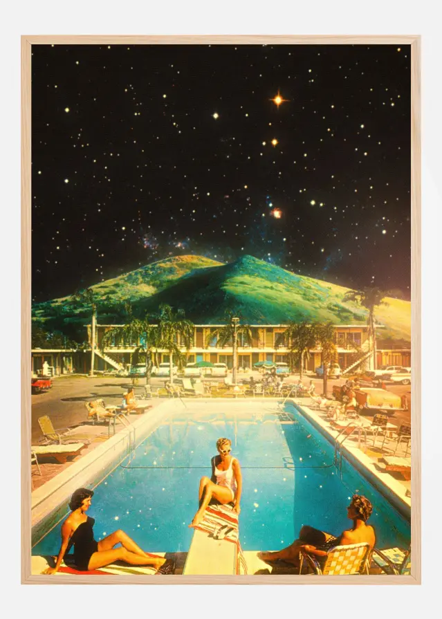 Space Pool Poster