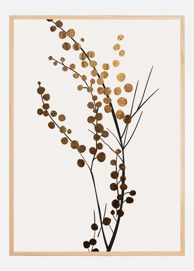 Golden Winter Days Poster