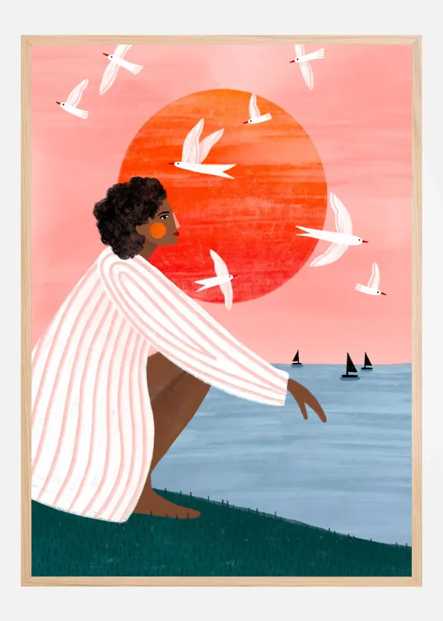 Sunset On My Own Poster