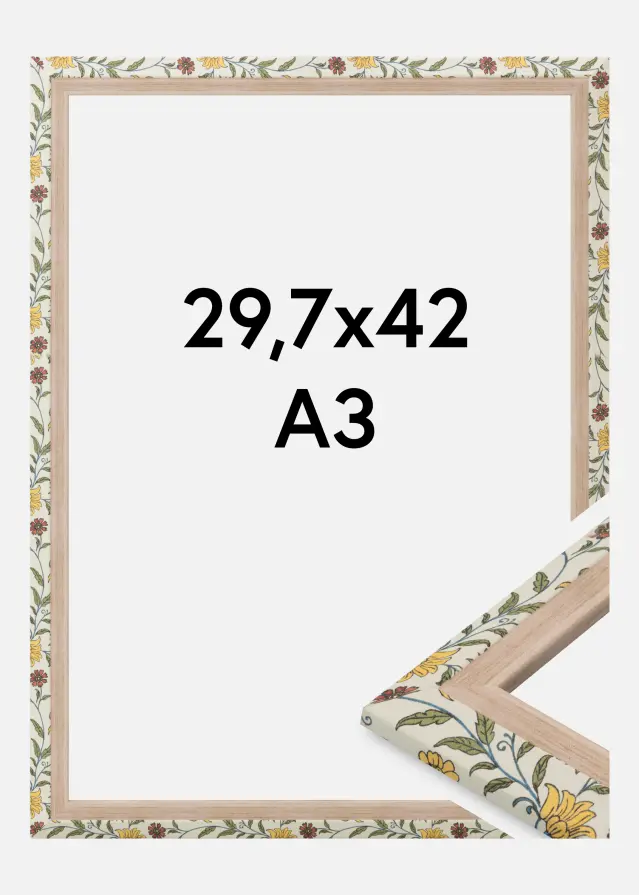 Ram Arco Akrylglas Blommig Ek 29.7x42 cm (A3)