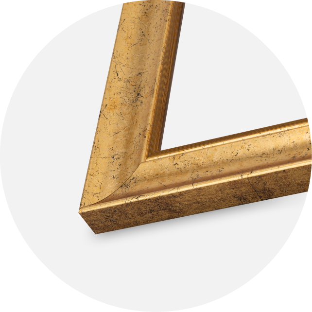 Ram Conca Akrylglas Guld 59.4x84 cm (A1)