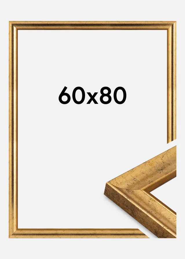 Ram Conca Akrylglas Guld 60x80 cm